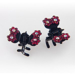 CUBIX TWIN CLAWCLIP PIN SET RED