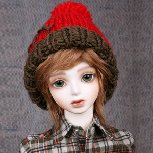 CHRISTMAS KNIT HAT Mix Red