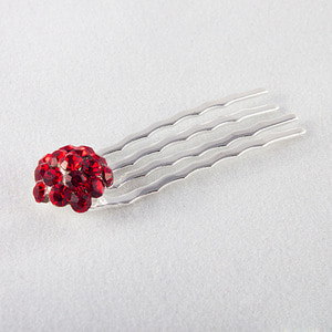 Strawberry COMB Hair PIN Red