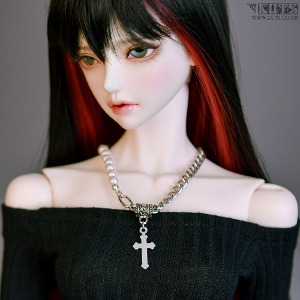 SDF pearl chain necklace