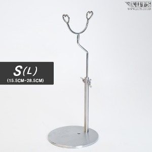 STEEL SADDLE DOLL STAND S  (L) (15.5~28.5cm)