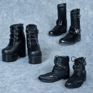 Pre-order  1/3 1/4 bjd doll black shoes