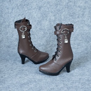 Pre-order  1/3 bjd doll brown high heel boots
