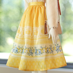 Pre-order Blair Skirt Floral Yellow