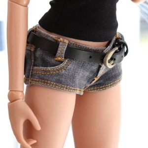 [Pre-order] [SD13 Girl &amp; Smart Doll] Belt Short Pants - Gray
