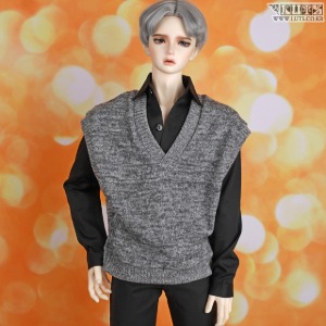 Pre-Order GSDF Overfit Knit Vest Gray