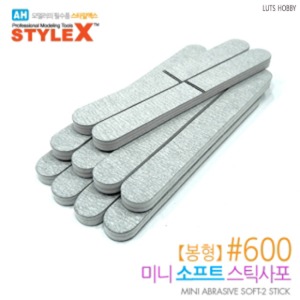 Style X Soft Mini Stick Sandpaper Stick 600 10 Packs DT379