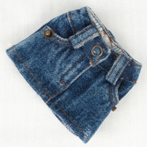 Pre-order J30 Denim Washed Mini Skirt Blue Jeans
