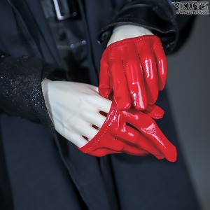 GSDF Half Glove Red